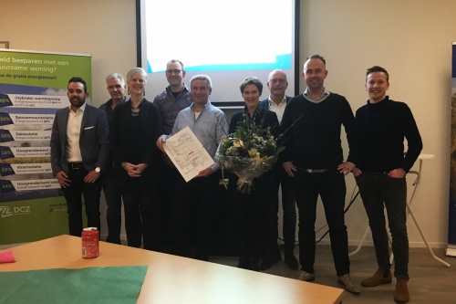 Feestelijke uitreiking 400e energiescan